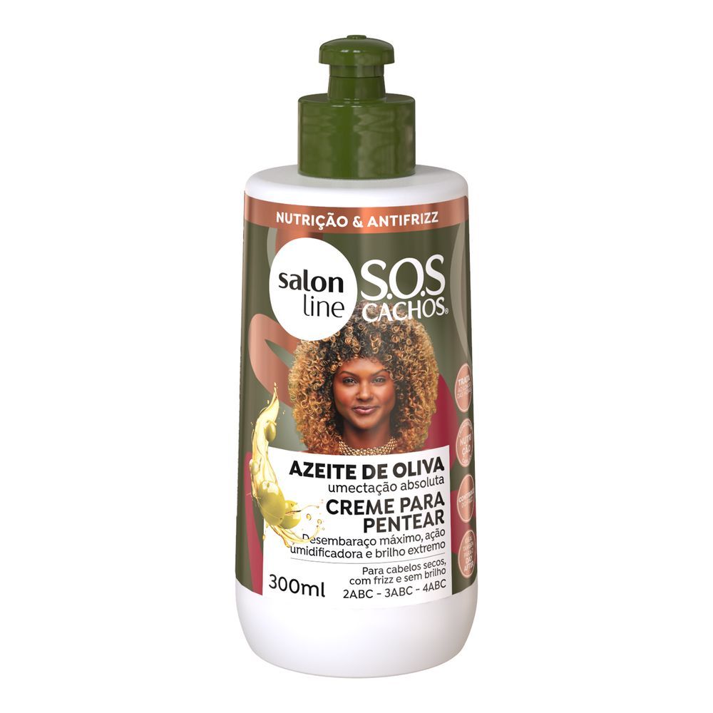 Frontal do creme com tampa verde oliva e destaque para benefícios