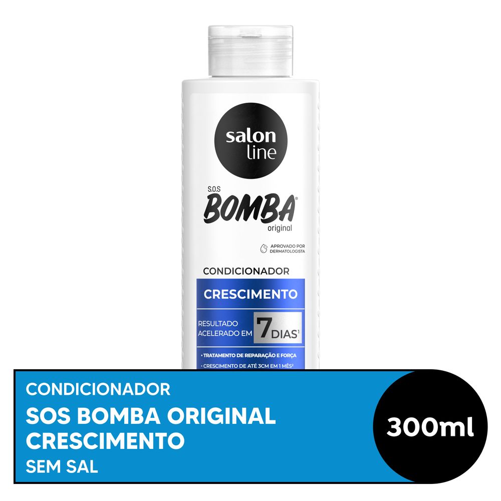 Frontal do condicionador Salon Line S.O.S BOMBA original 300ml