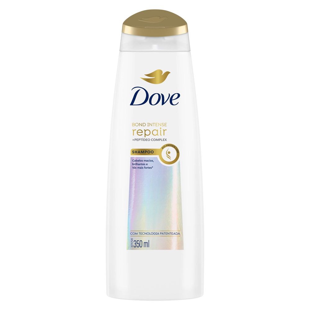 Detalhe do rótulo Bond Intense Repair e selo Bio-Protein Care